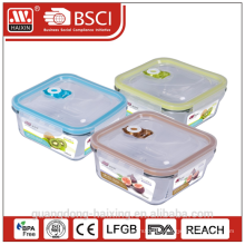 Vacuum Microwavable Freshness Preservation Glass Food Container